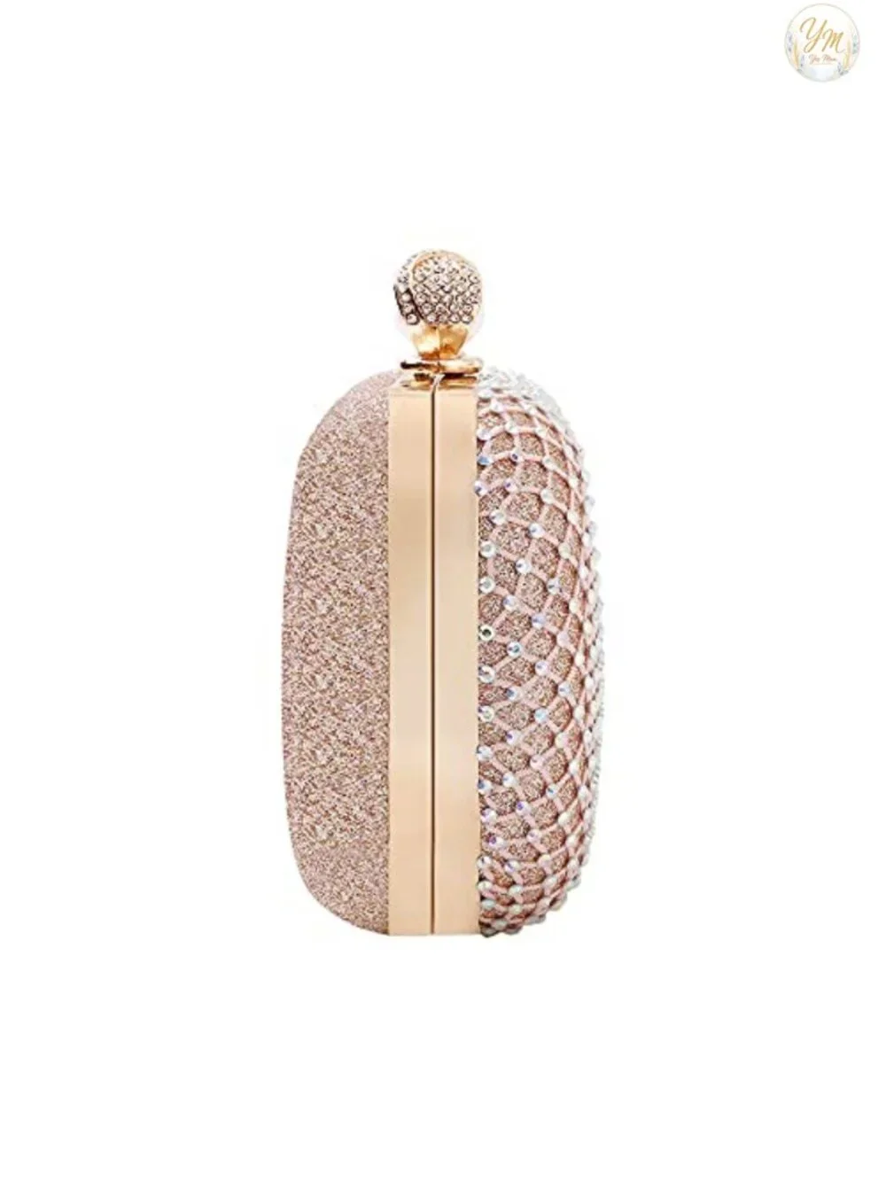 Sparkly Glitter Clutch Purse for Women Evening Party Handbag Prom Rhinestone